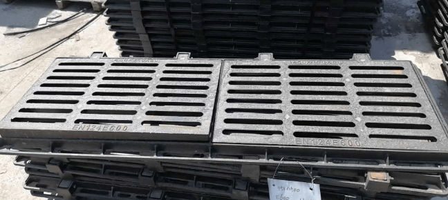 容县球墨铸铁连体双篦展示