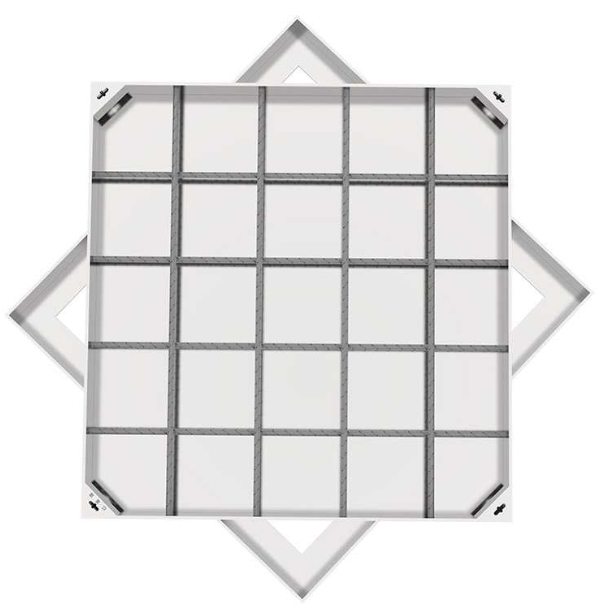 容县不锈钢方井展示